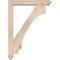 Ekena Millwork Imperial Arts and Crafts Smooth Bracket w/ Offset Brace, Douglas Fir, 5 1/2"W x 32"D x 44"H BKT0604X32X44IMP03SDF - alternate 3